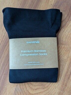 ✨NEW!!✨ Everstride Bamboo Compression Socks -  Black 3XL All Genders